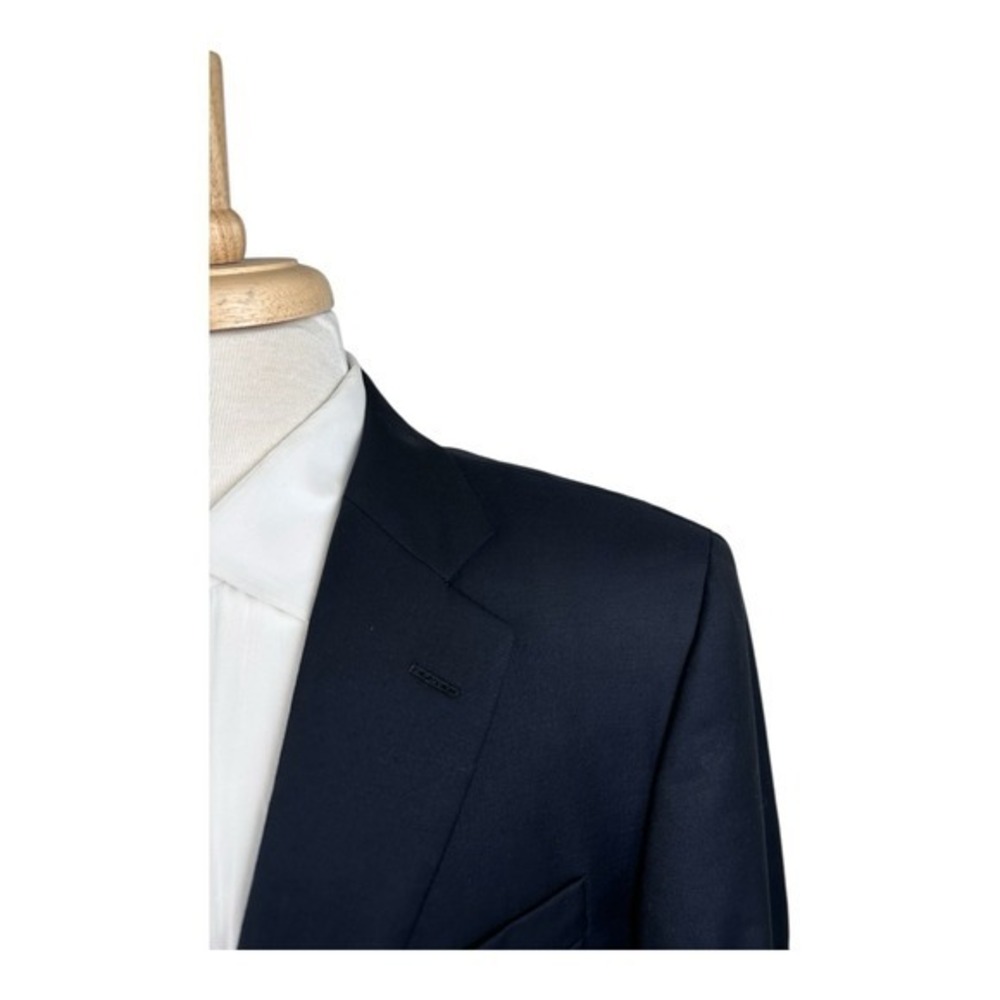 Brooks Brothers Black Gold Button Saxxon Wool Men's‎ Blazer Madison Fit 41L - Picture 4 of 7